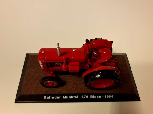 Modeltraktor Bolinder Munktell 470 Bison 1964